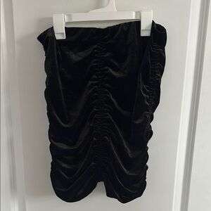 Vestique Black Velvet Skirt